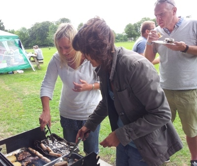 Julie and Toni Cooking
